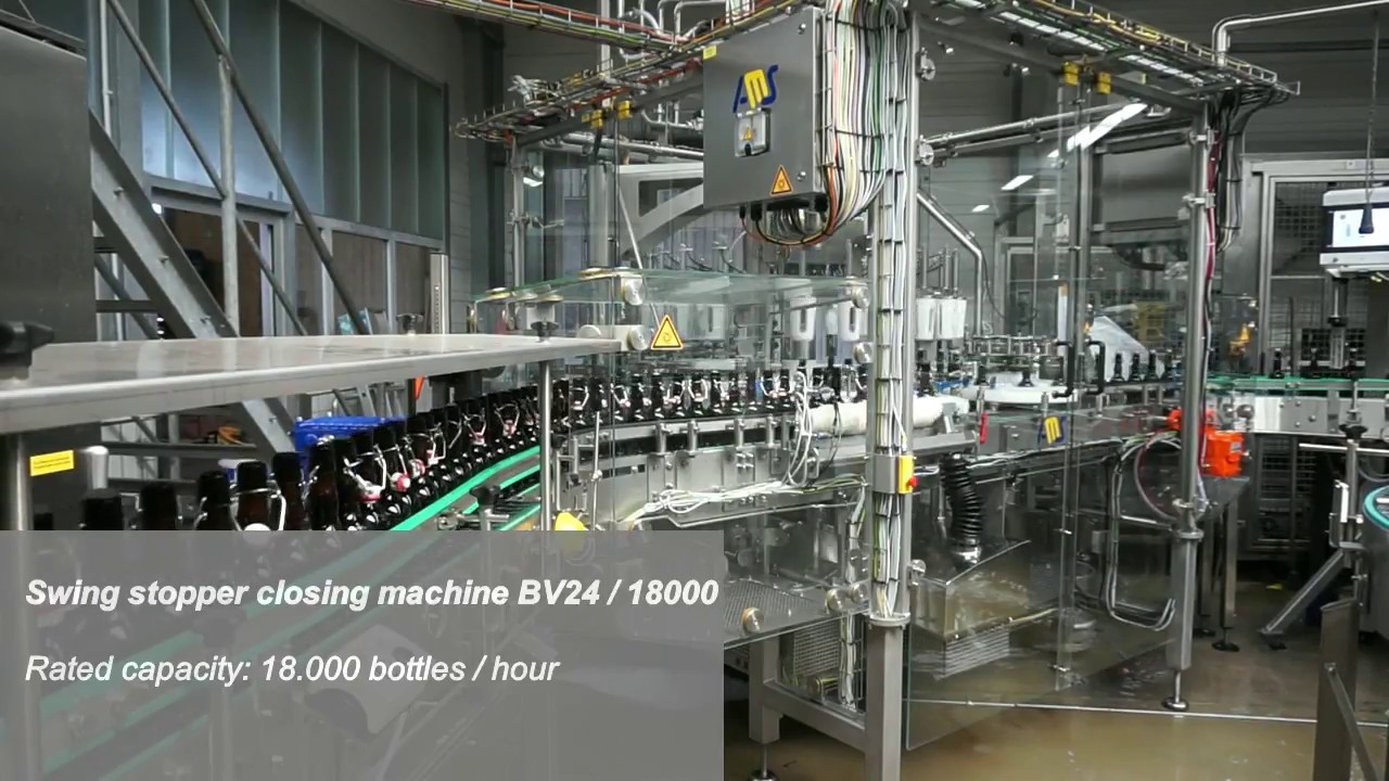 Swing stopper closing machine BV24 - 18000