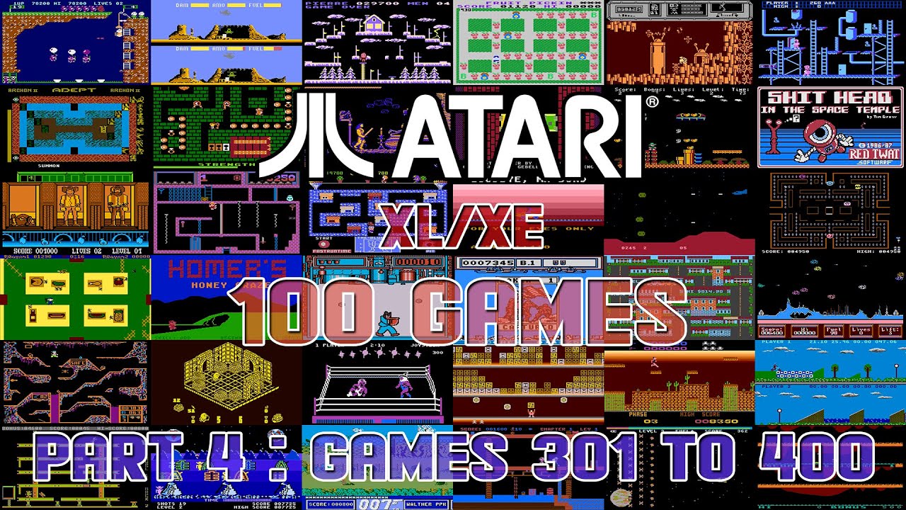 100 Atari XL/XE Games - Part 4: Games 301 to 400