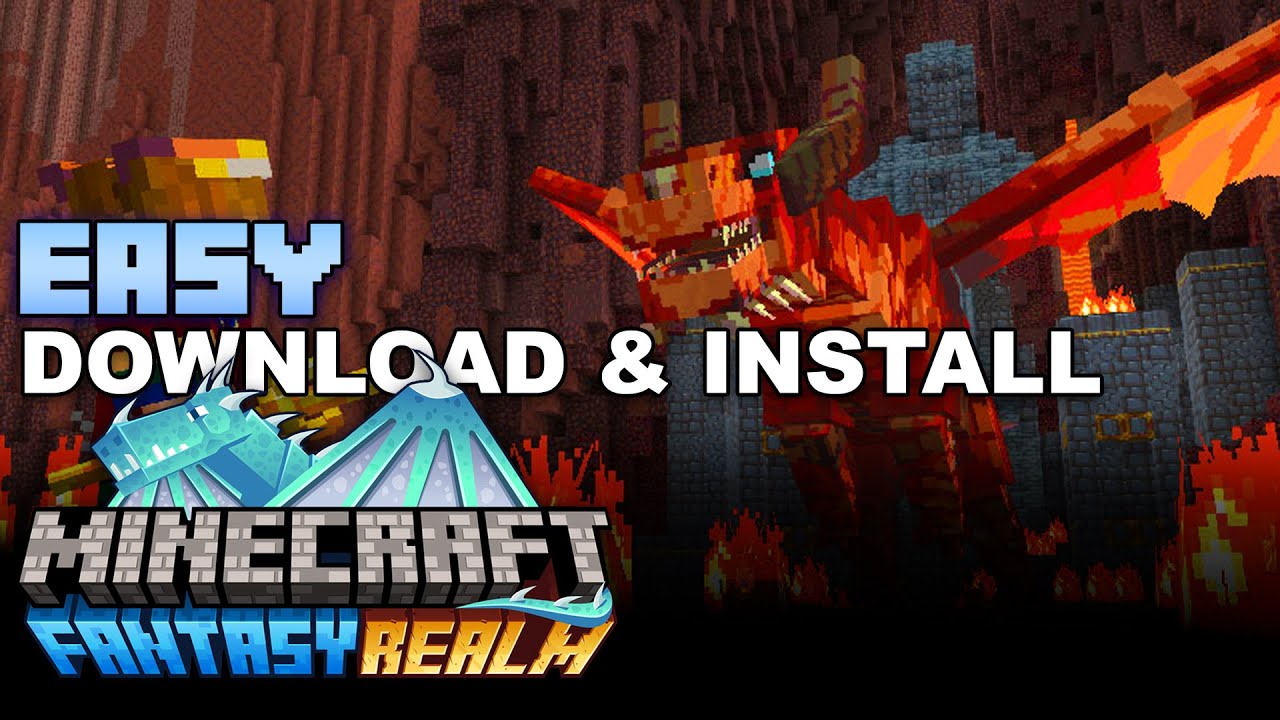 How to Download and Install Fantasy Realm for Minecraft the Easy Way | 2022