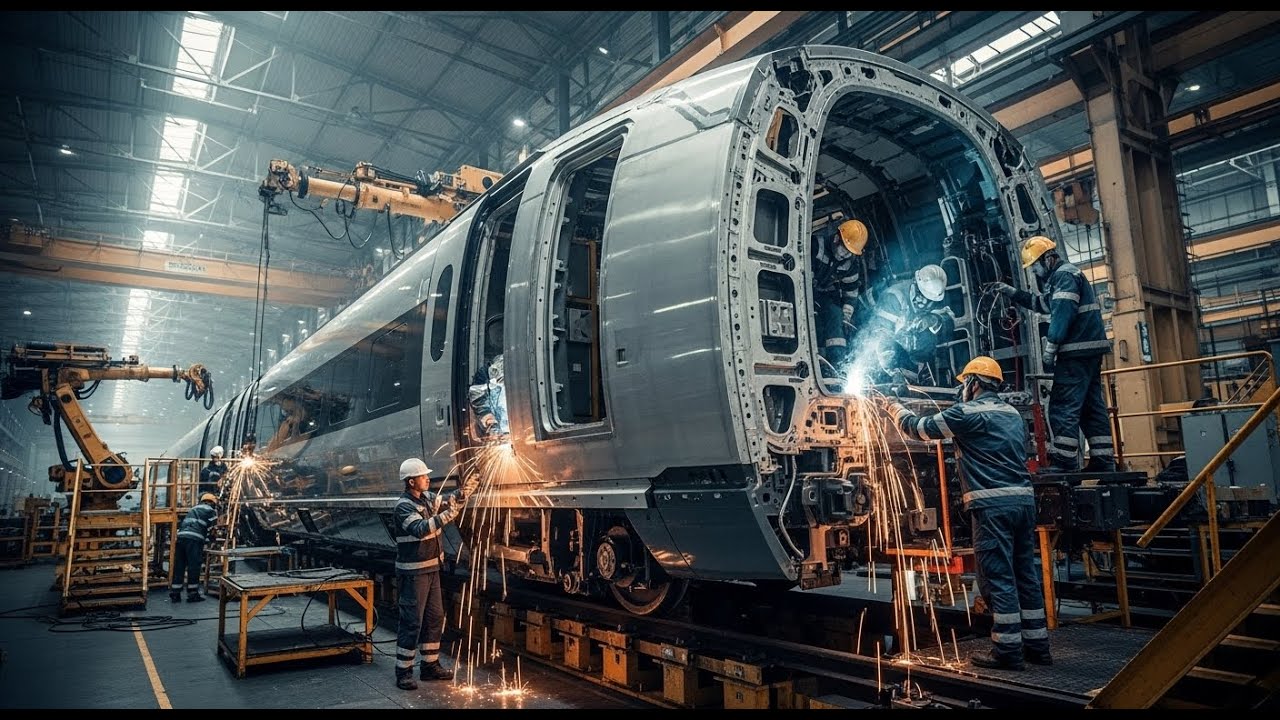 Inside the High-Speed Train Factory: How Modern Wonders Are Built