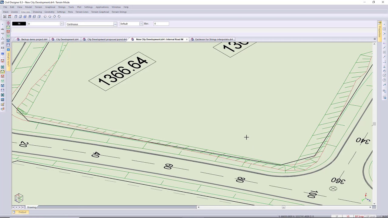 CIVIL DESIGNER software open classroom: strings platform design