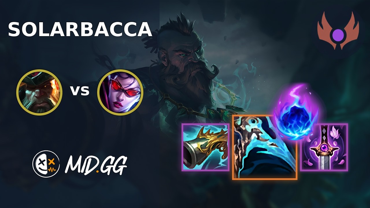 MID.GG: [ solarbacca ] Gangplank TOP vs Vayne | EUW MASTER | LOL Season 2026