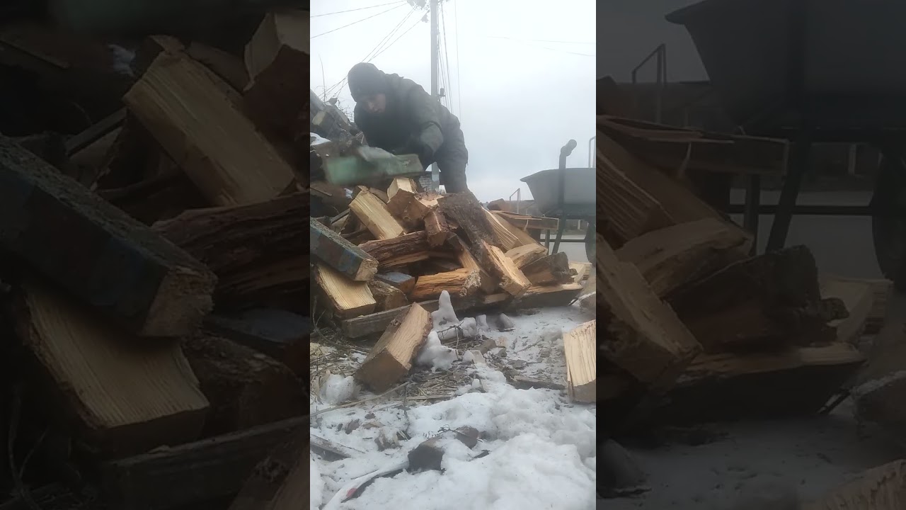 Рублю дрова на зиму 