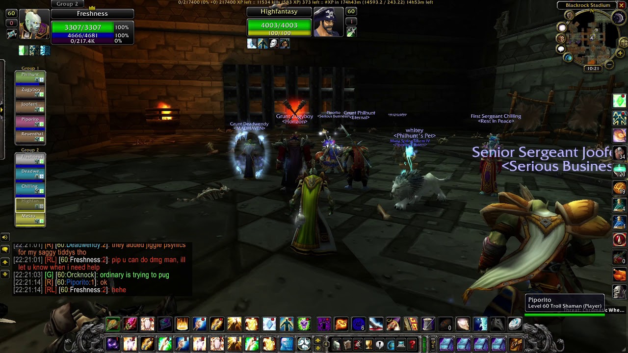 WoW Classic - Priest - Solo Heal UBRS