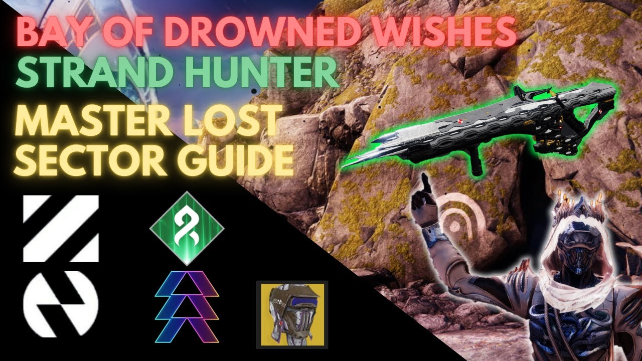 Solo Bay of Drowned Wishes   Strand Hunter Master Lost Sector Flawless w/ Quicksilver Storm