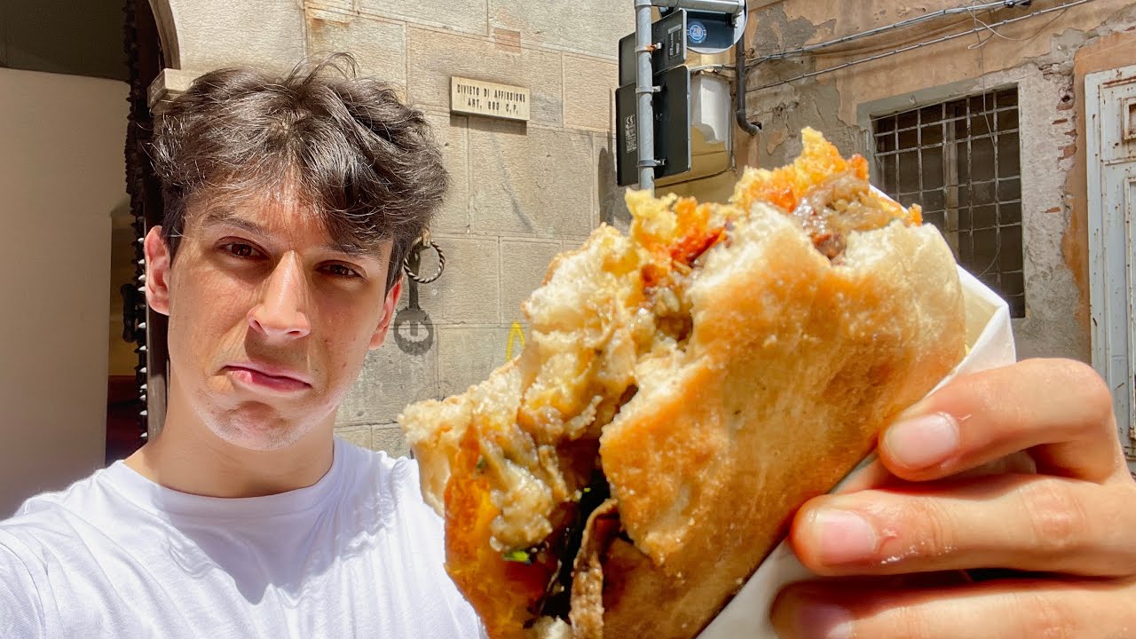 Panino con la cecina a €2,80 a Pisa - Daily Vlog #224