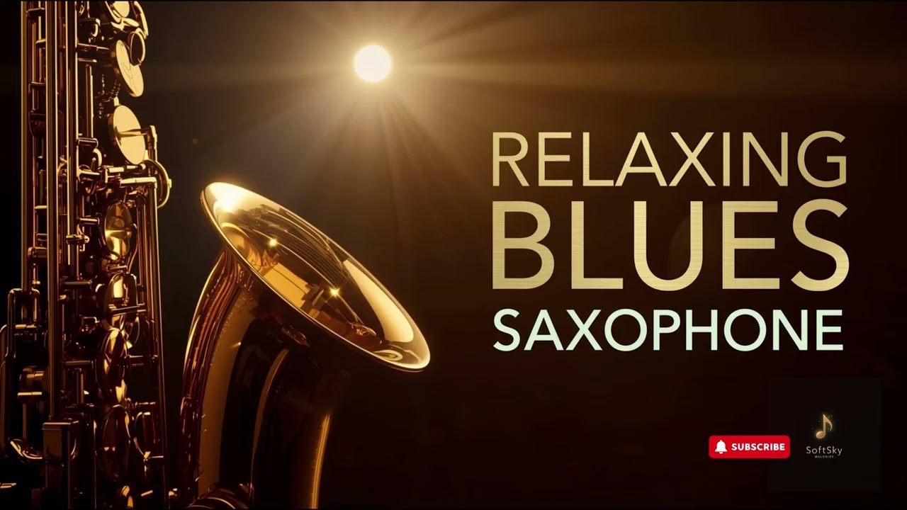 Midnight Blue Calm 🎷 Smooth Blues Jazz Saxophone for Relaxing Evenings