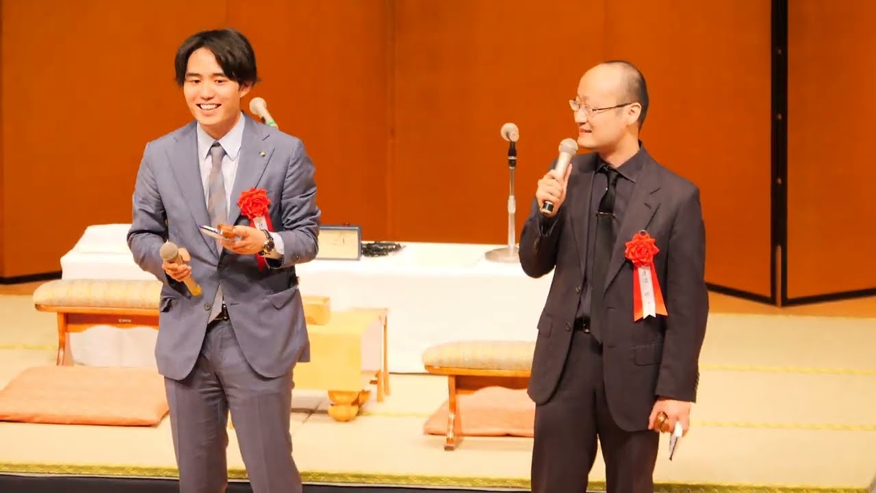 渡辺明九段 佐々木勇気八段 木村一基九段 服部慎一郎六段 公開対局開始時