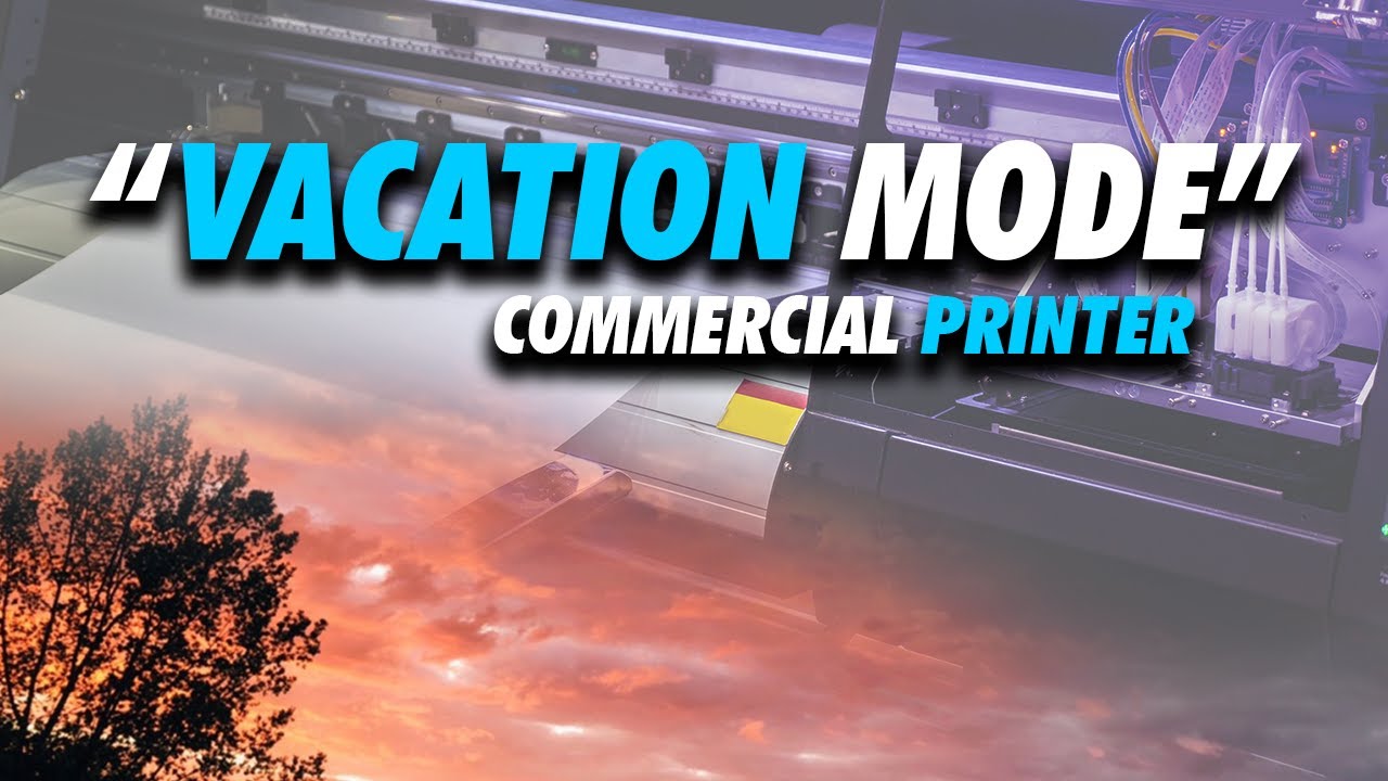 How to put your DTF Commercial Printer in 