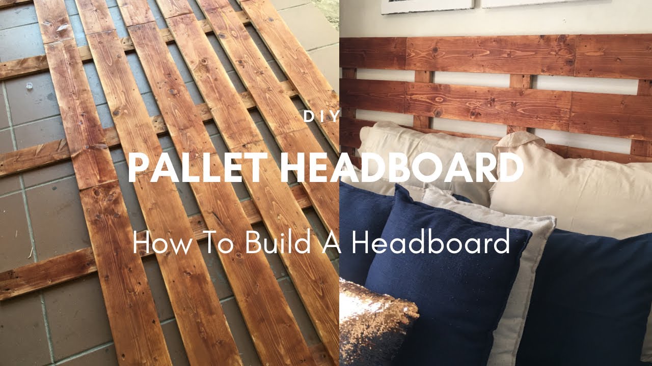 Headboard With Pallets | Easy Pallet DIY| DIY Yolande