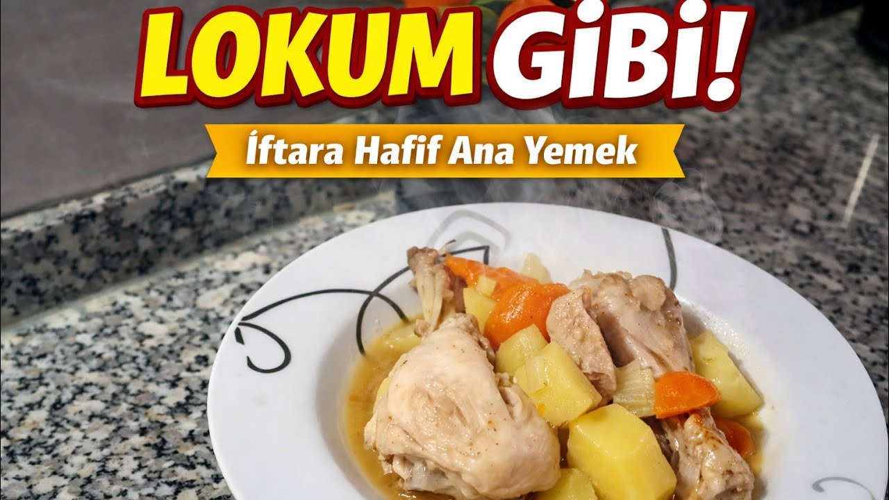 İftara Hafif ve Doyurucu Sebzeli Haşlama Tavuk Tarifi 🥕🍗