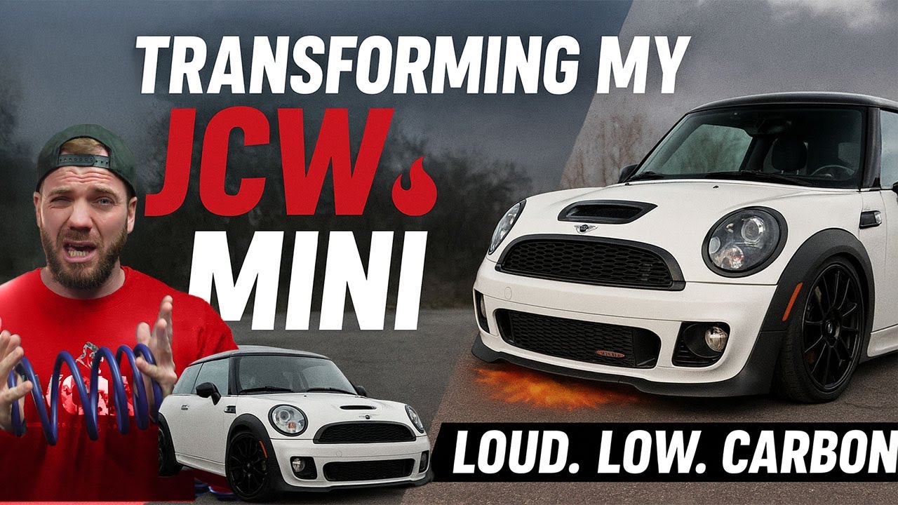 ПРЕОБРАЖАЮ СВОЙ R56 JCW MINI! | LOUD DECAT, КОМПЛЕКТ ВПУСКА AEM И ЗАНИЖАЮЩИЕ ПРУЖИНЫ
