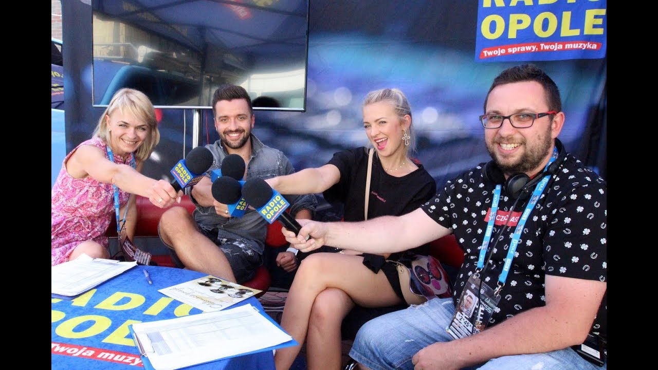 Basia Kurdej-Szatan i Rafał Szatan w Festiwalowym Studiu Radia Opole (07.06.2018)