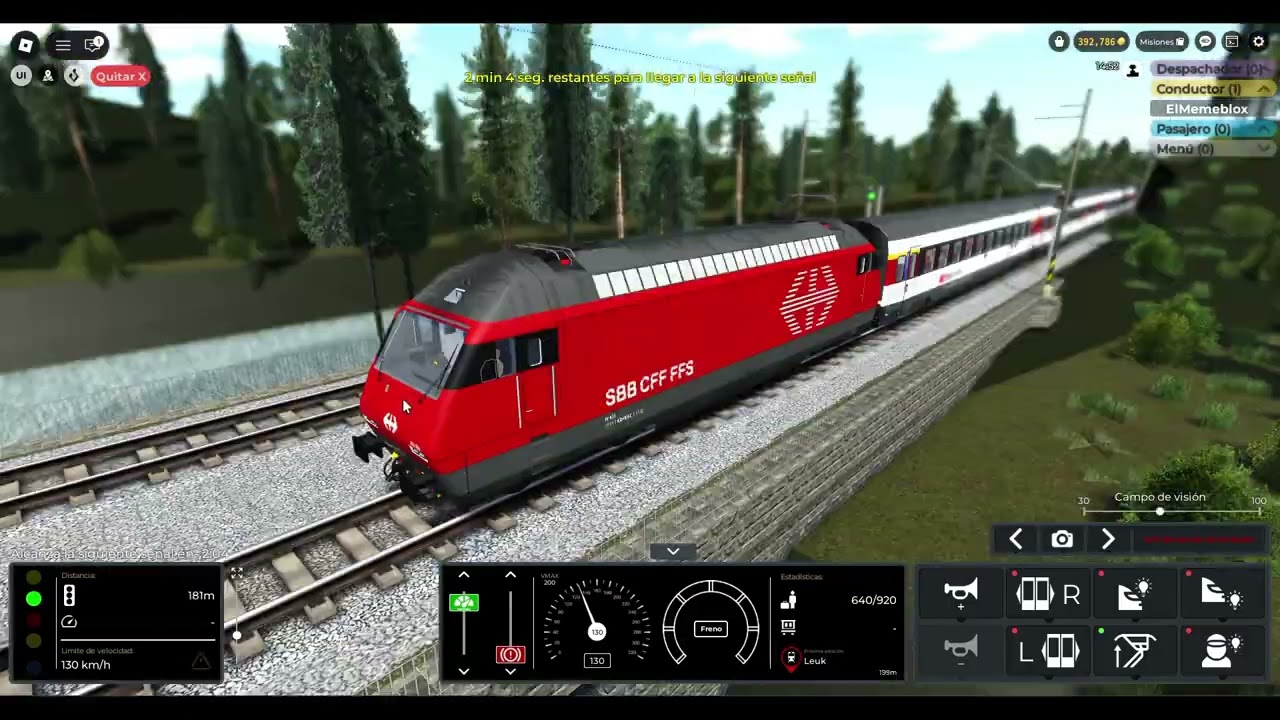 Nueva actualización de Suiza de Train Sim Roblox.