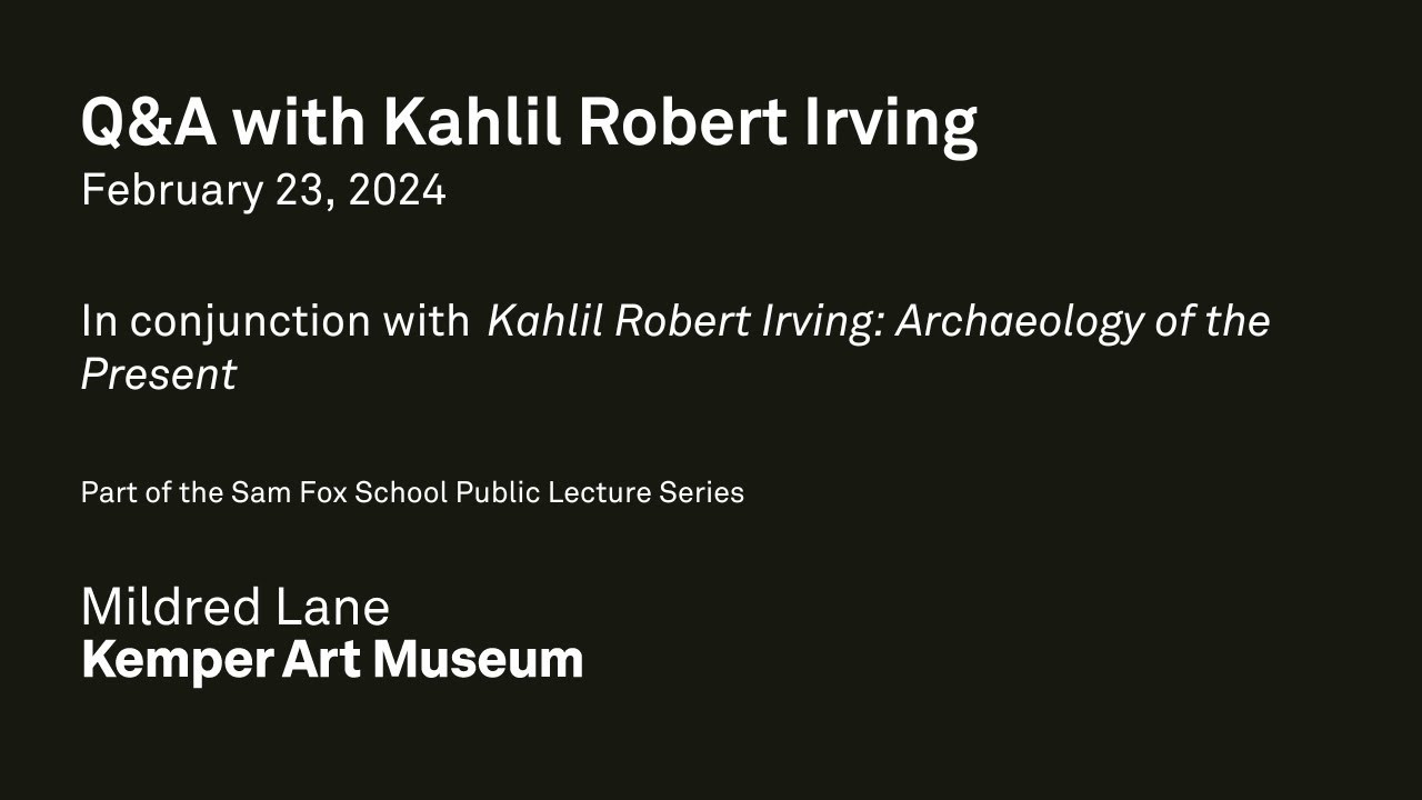 Q&A with Kahlil Robert Irving