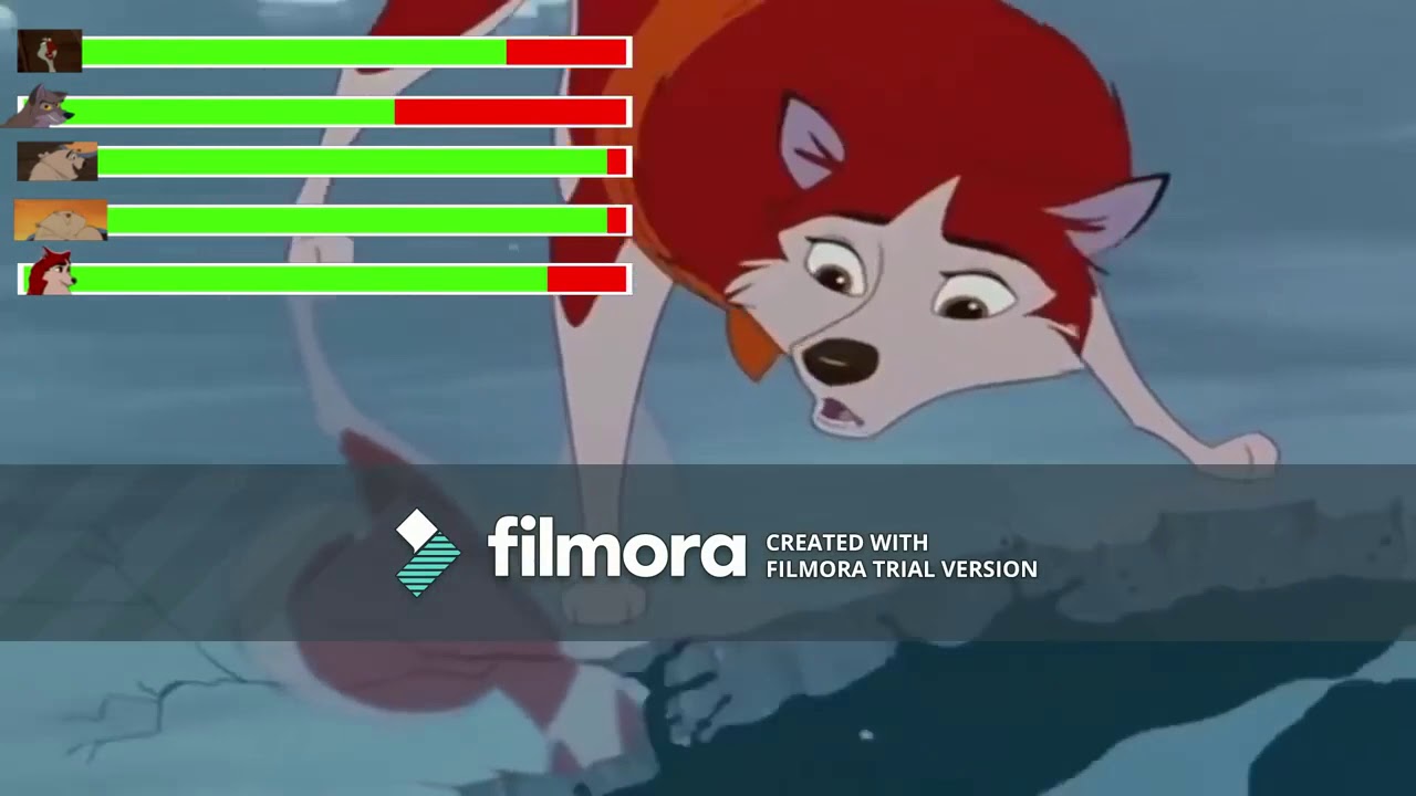 Balto vs. Bear with healthbars