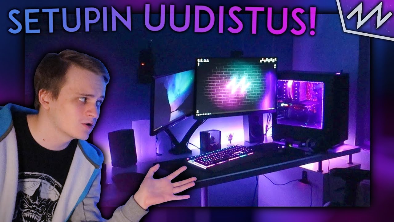 Setupin Syksyinen Uudistus! Uusi näyttö & teline! - Pupun Nörttinurkkaus