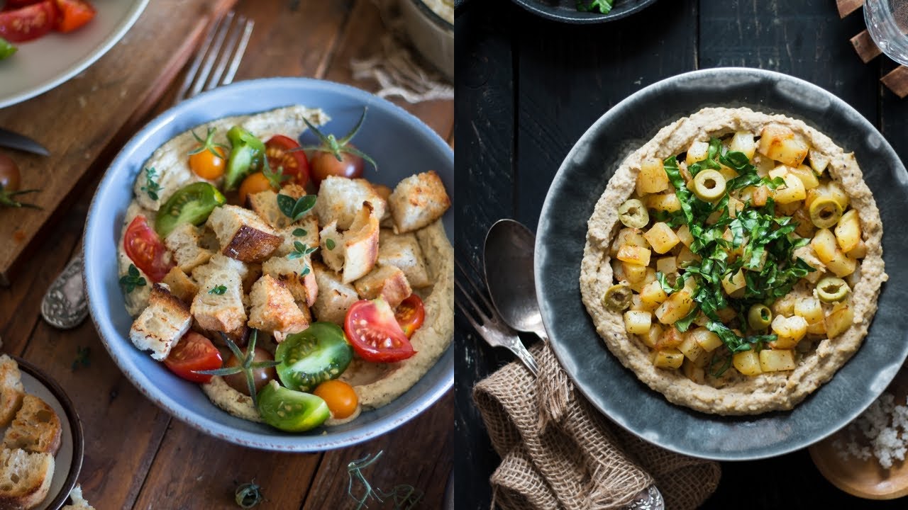 2 assiettes complètes au houmous pour changer de l'éternel houmous + crackers | L'Herboriste