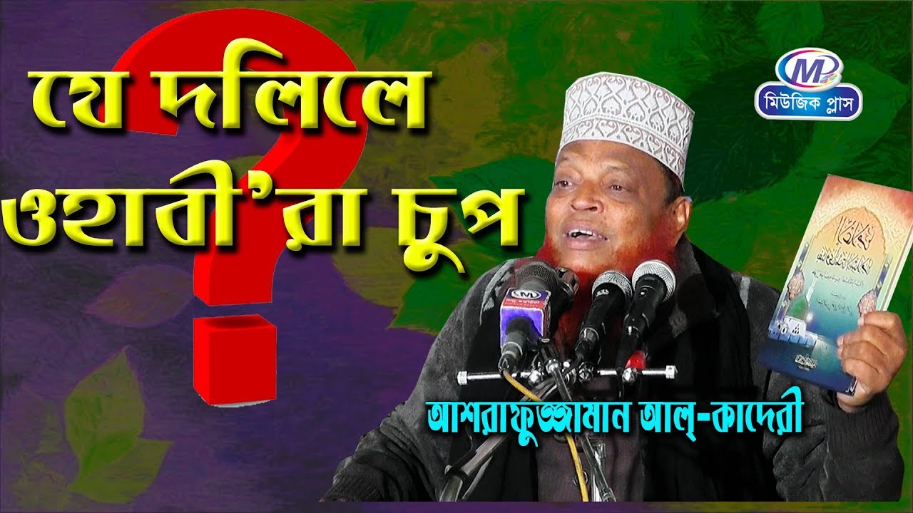 যে দলিলে ওহাবী’রা একদম চুপ! আলহাজ্ব মাওলানা হাফেজ আশরাফুজ্জামান আল-কাদেরী।MUSIC PLUS WAZ
