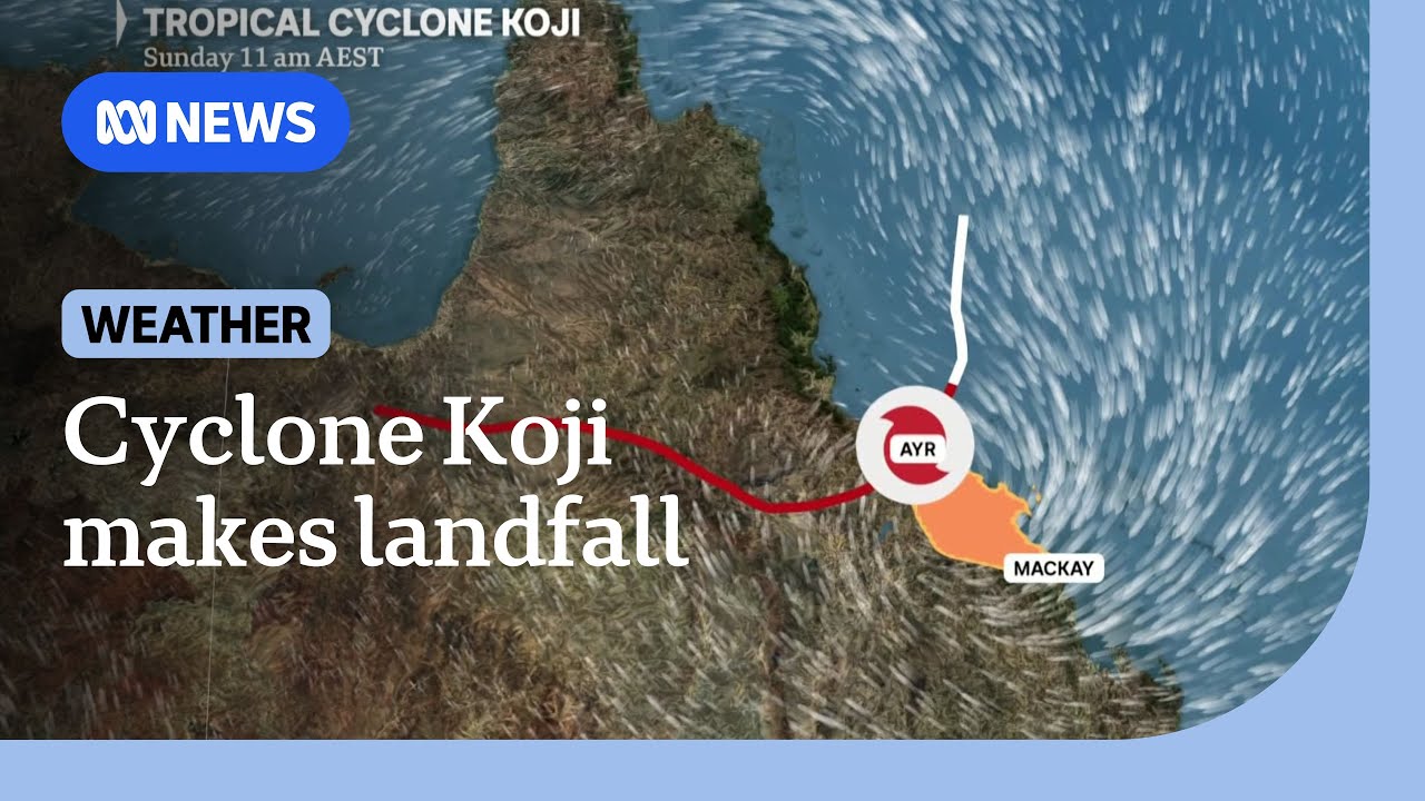 Tropical Cyclone Koji makes landfall in North Queensland as category 1 | ABC NEWS