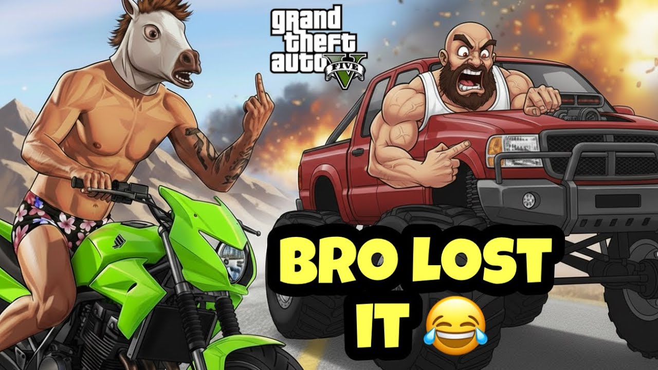 GTA 5 Bike Kick - Massive EXPLOSIONS & NPC FAILS 💥💀 (Instant Karma)