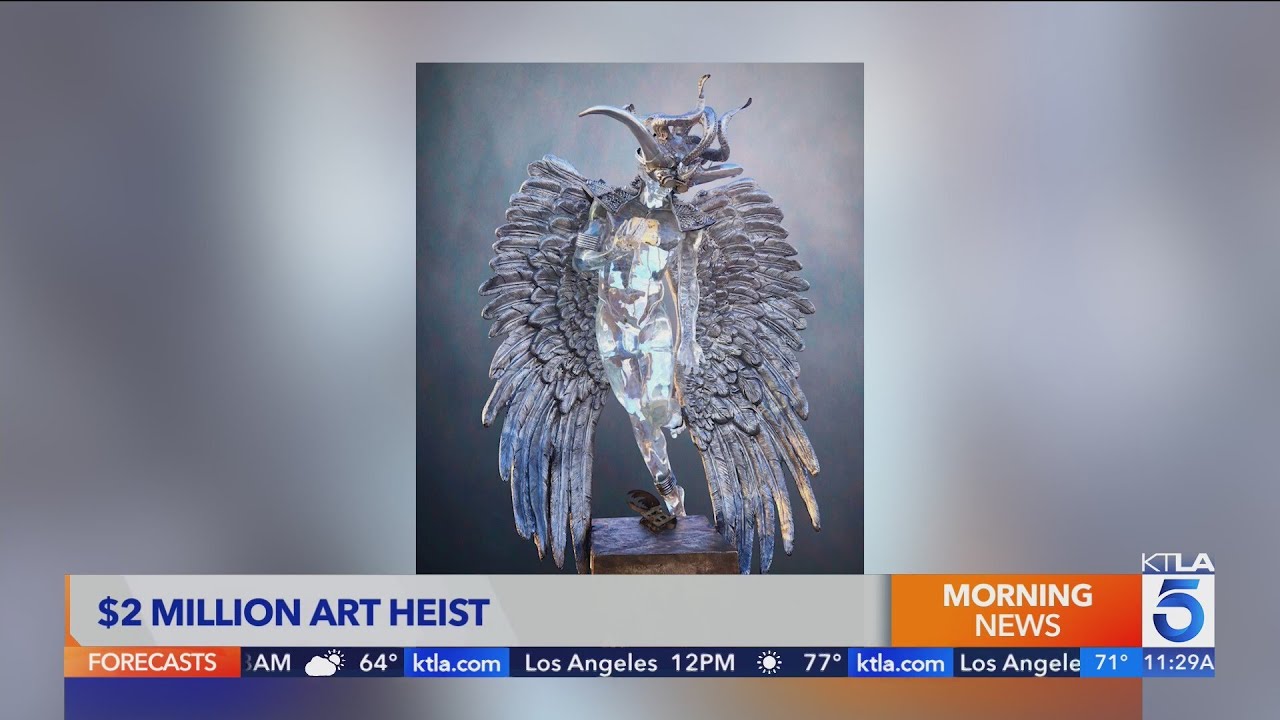 Anaheim warehouse hit in $2 million art heist involving massive sculptures