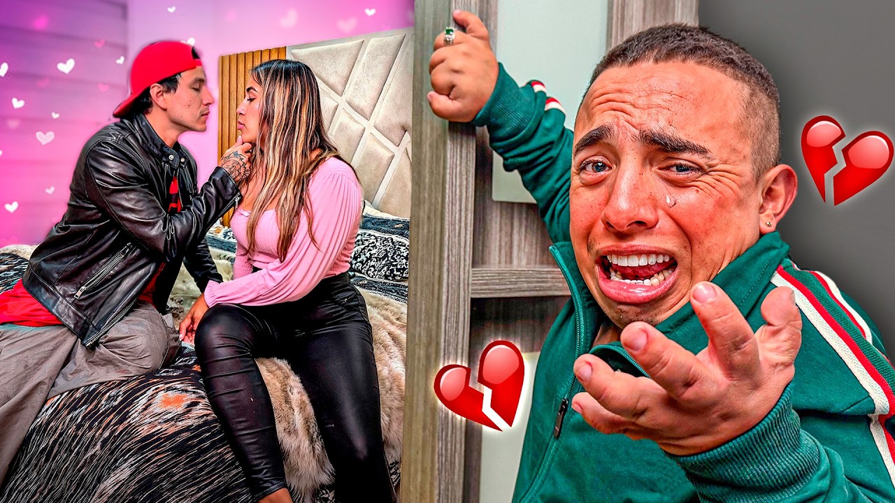 BESO a LA ESPOSA del ENANO a ESCONDIDAS *ME DESCUBREN
