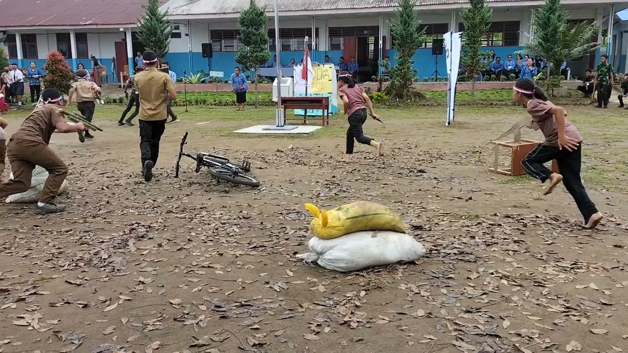 Drama Pertempuran Surabaya Oleh Siswa SMPN 3 Sumbul