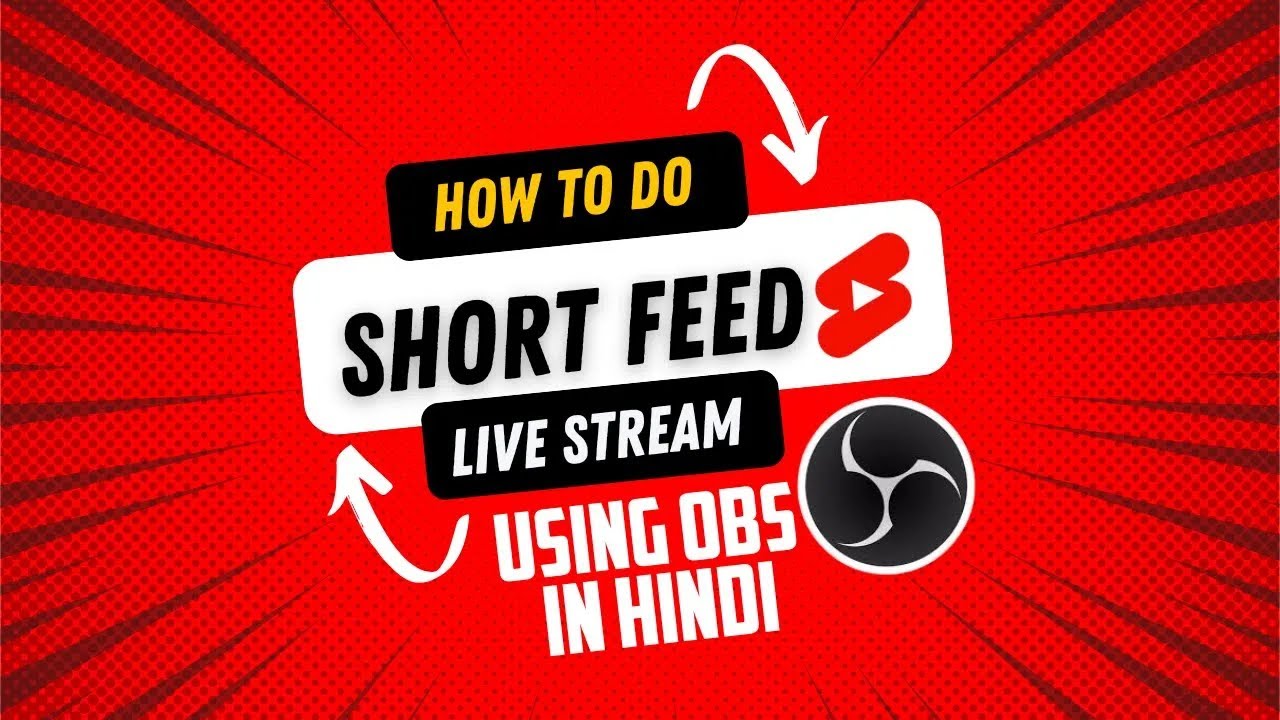 How to Do Short Feed Live Stream on YouTube with OBS (PC Tutorial2025)