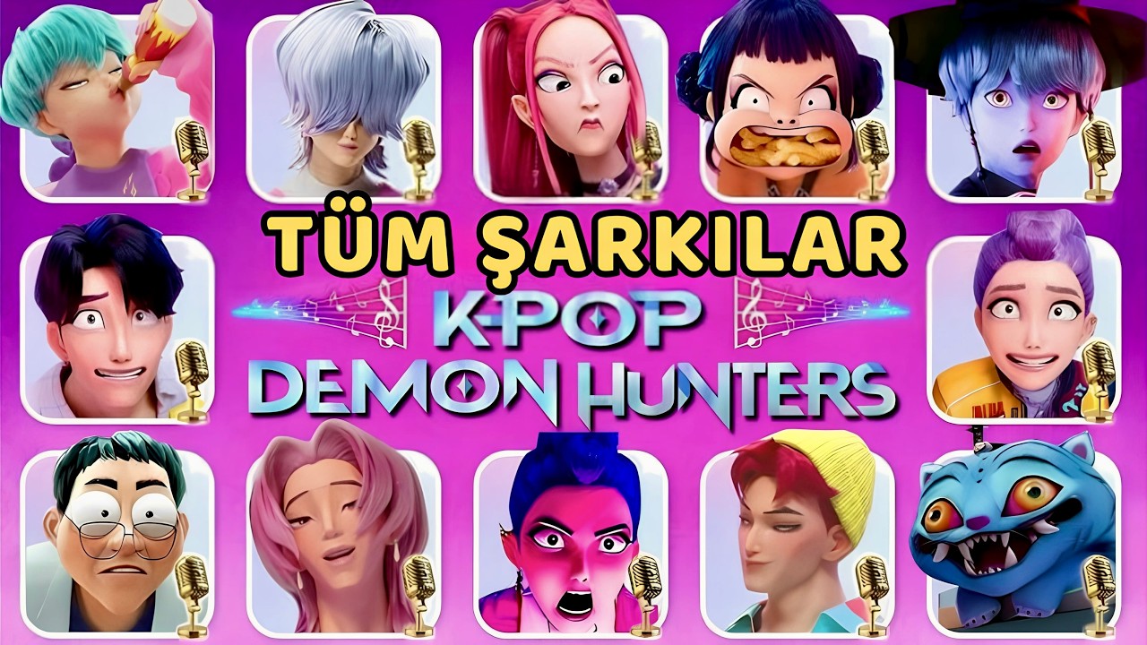 Kpop Demon Hunters Karakterlerini Şarkıdan Tahmin Et!🧠~ Jinu, Rumi, Mira, Zoey, Saja Boys -2025