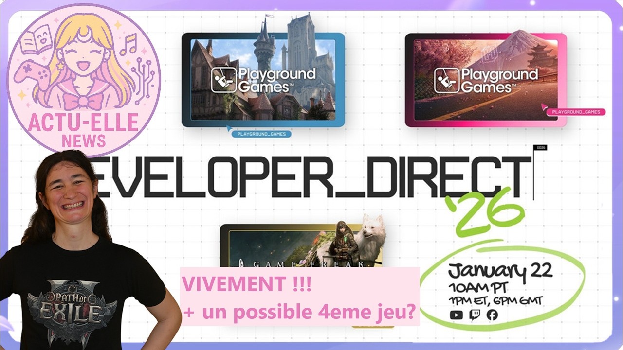 Actu-Elle News 9 janvier 2026(Xbox, The Witcher 3, Nintendo, DICE Awards et plus)