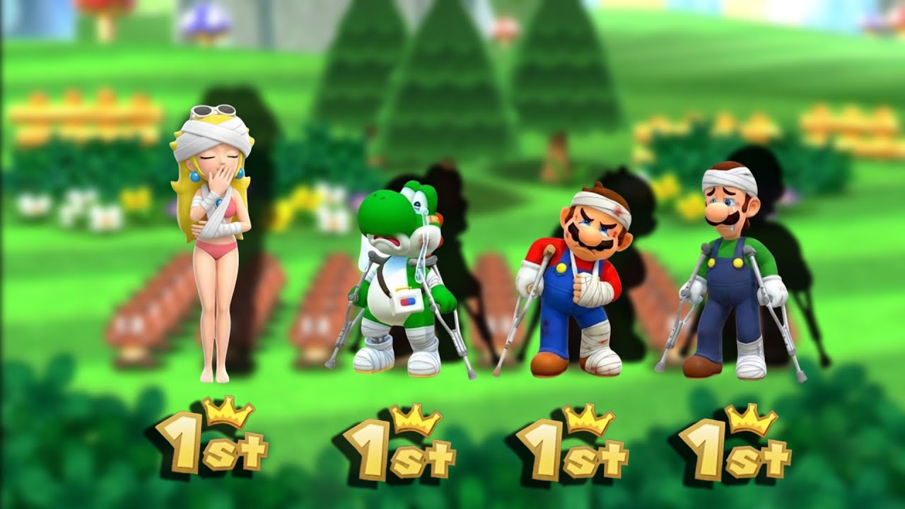 【マリオパーティ9】伝説のステップアップバトル ピーチ vs ヨッシー vs ルイージ vs マリオ（マスターCPU）