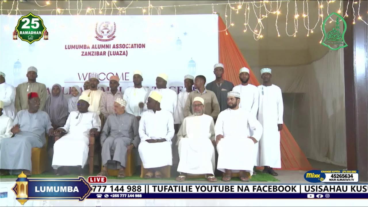 LIVE : DUA NA IFTAR ILOANDALIWA NA WANAFUNZI WALOSOMA SKULI YA LUMUMBA ZNZ