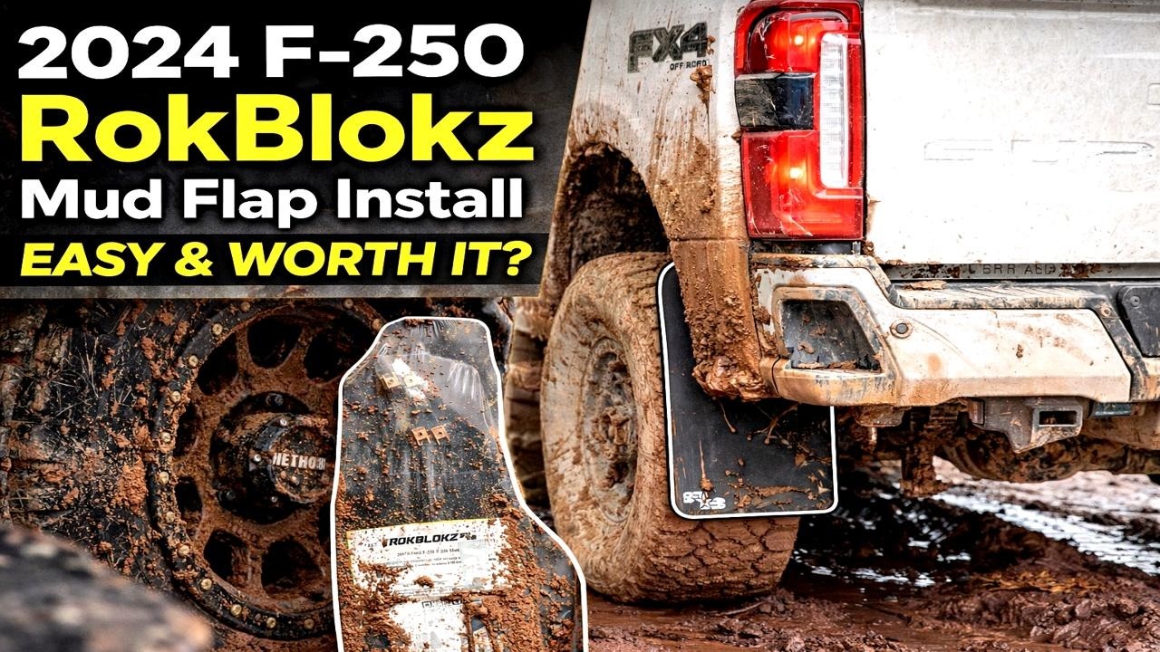 Установка брызговиков RokBlokz на Ford F-250 2024 года | Легко и выгодно?