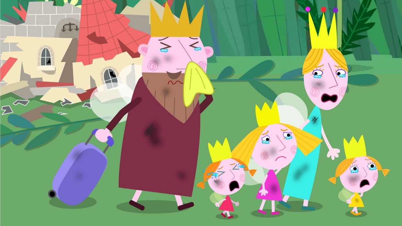 Oh No!! Holly's family home was destroyed? - Ben & Holly's Little Kingdom Funny Animation