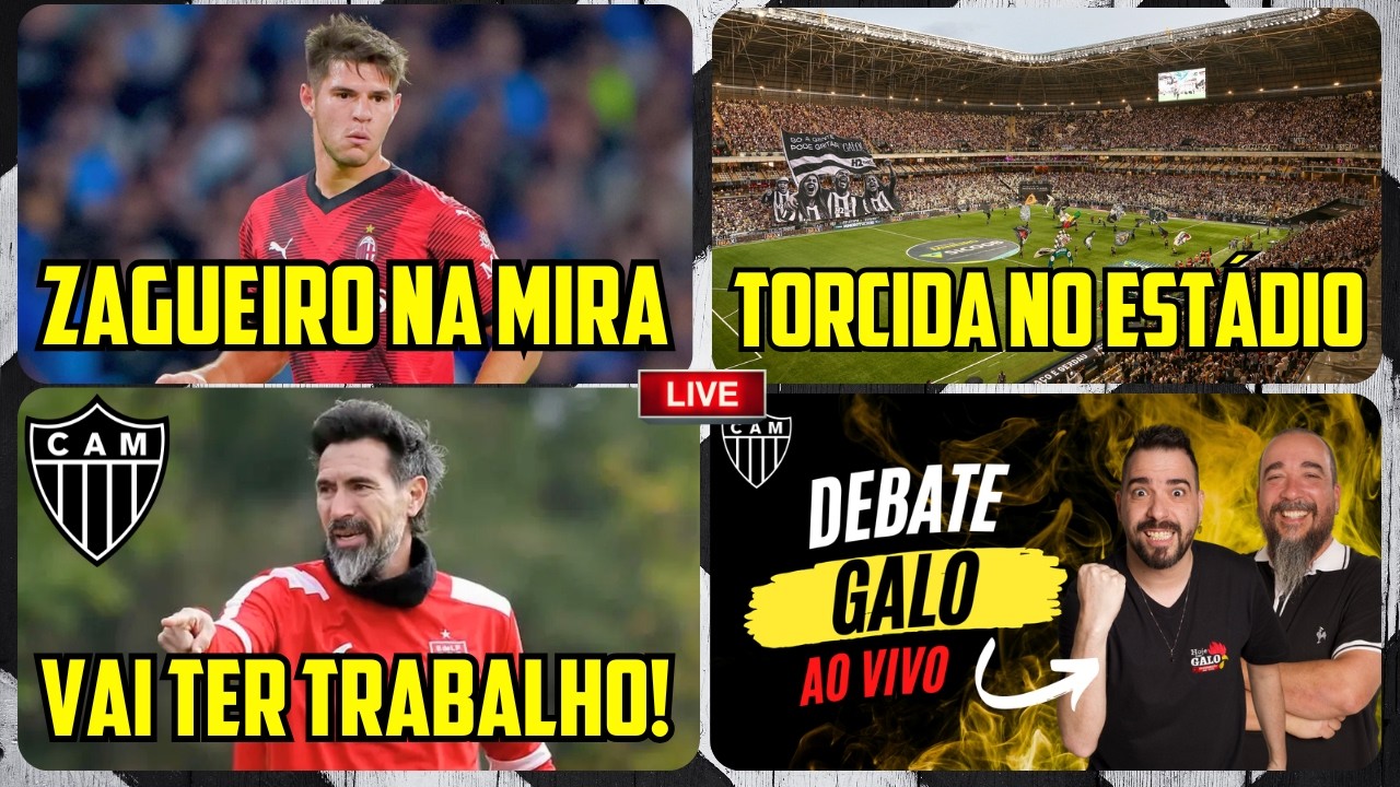🎯 ZAGUEIRO NA MIRA ✅ TORCIDA NO ESTÁDIO 🔥 DOMÍNGUEZ TRABALHO 🔴 LIVE