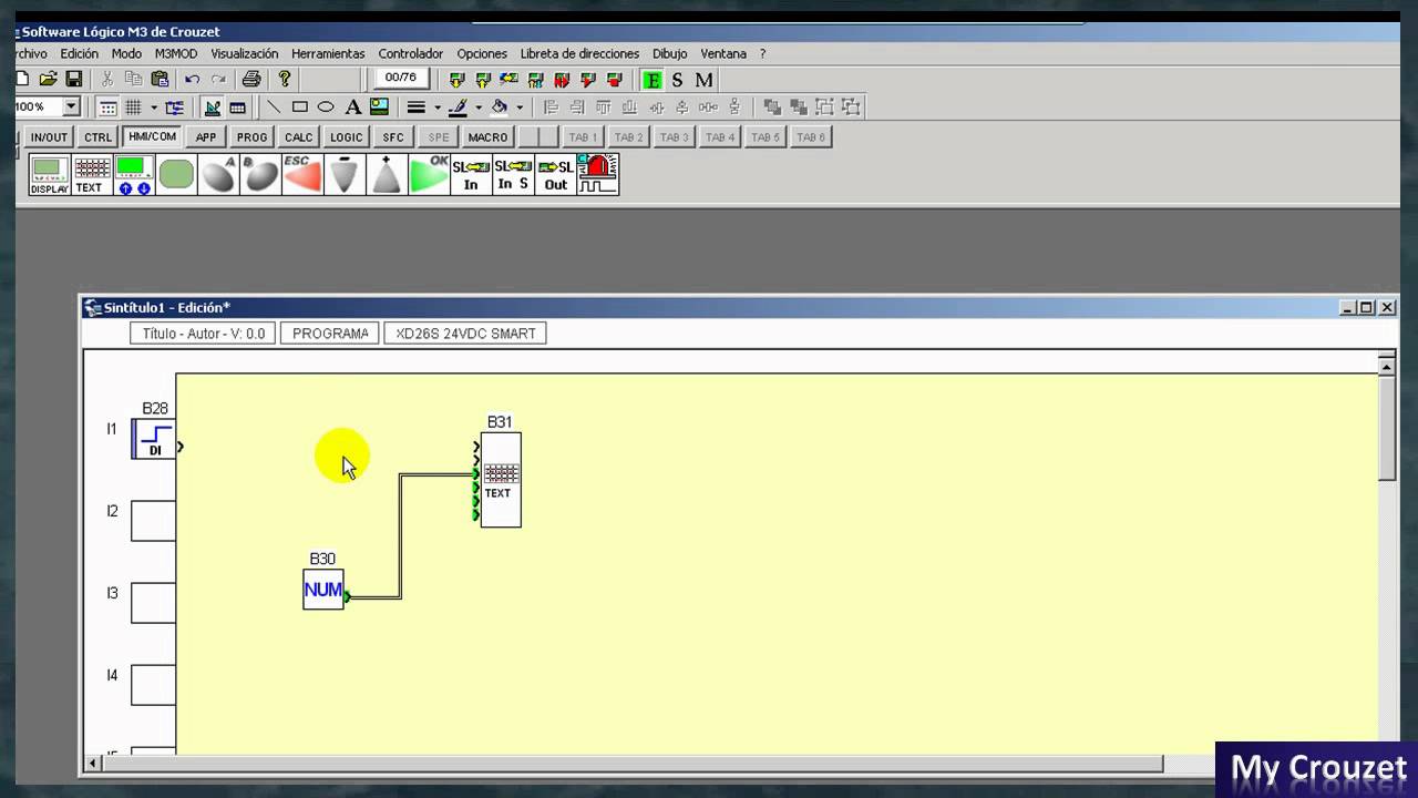 Crouzet Millenium 3: Panel Frontal - MyCrouzet.com