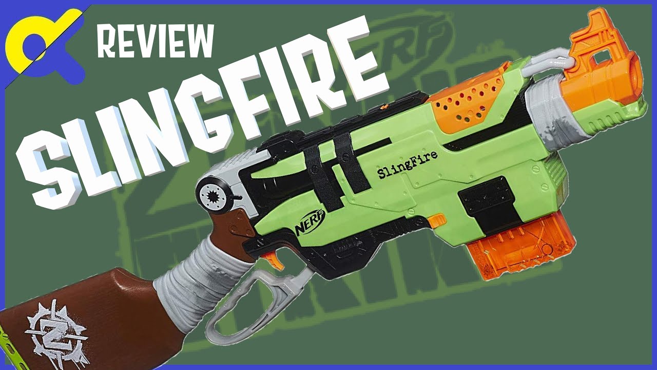 [REVUE] Nerf Zombie Strike Slingfire | Une WINCHESTER !!! (français) - Blaster Zone