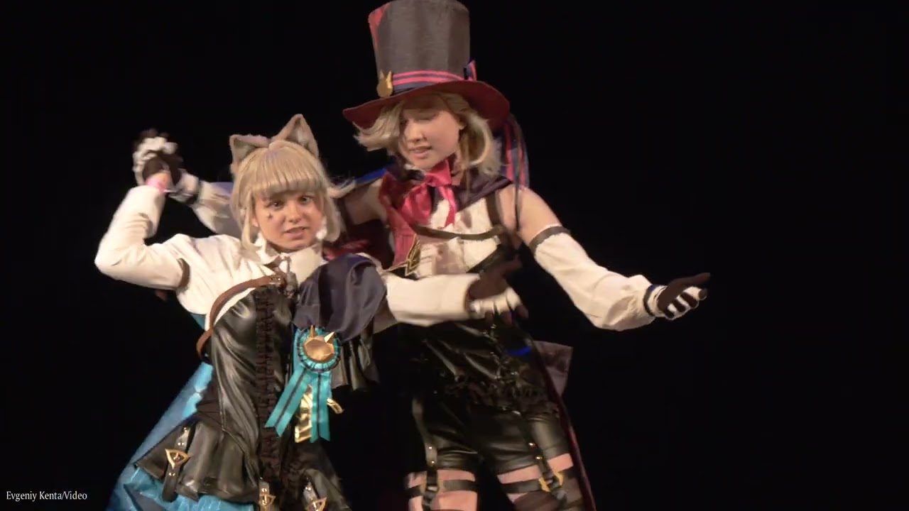 Cosplay defile-Дом Очага-Дубна, Москва-Genshin Impact-Лини, Арлекино, Линнет