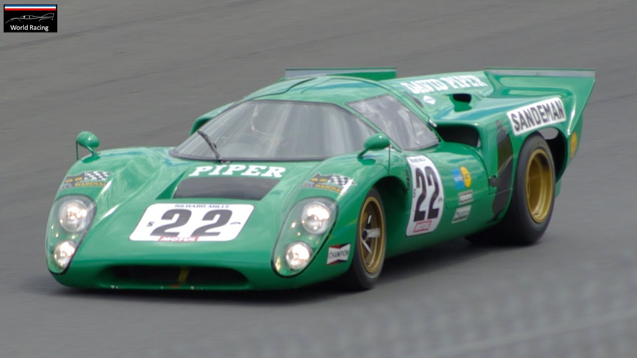 Lola T70 Mk3/B Chevrolet Loud V8 Sound ! Le Mans Classic 2022