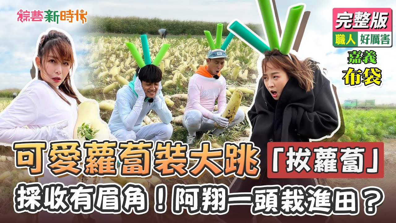 【綜藝新時代】可愛蘿蔔裝大跳「拔蘿蔔」採收有眉角！阿翔一頭栽進田？2022.03.18
