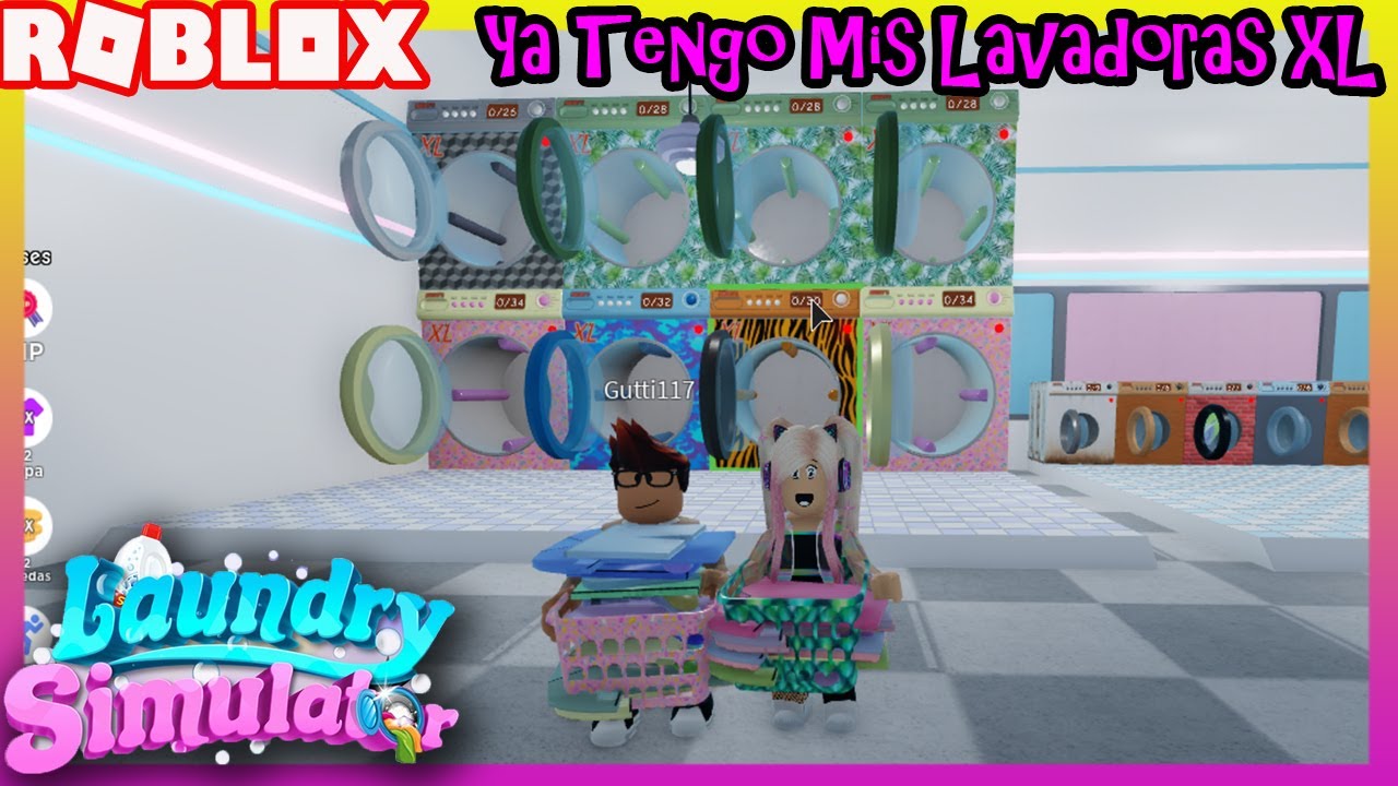Ya Tengo Mis Lavadoras XL En Laundry Simulator!! Encontramos Una Nueva Manera Para Bañarnos! jeje!😄
