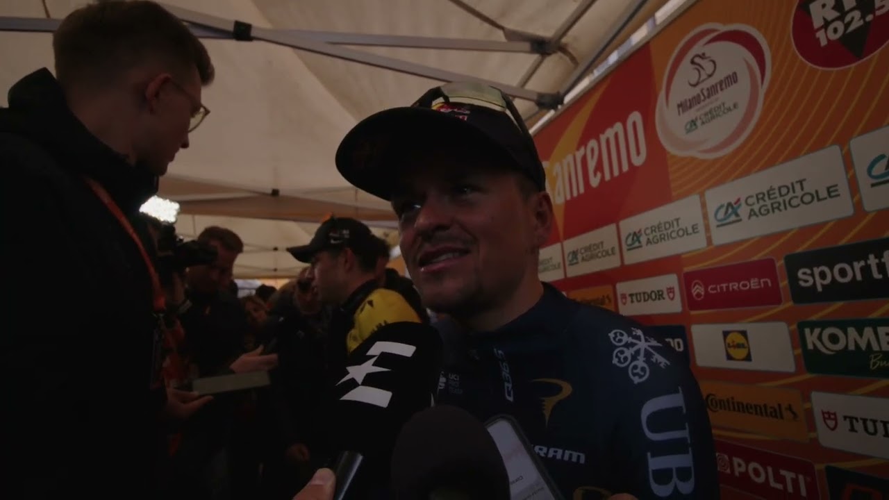 Tom Pidcock - Interview at the finish - Milano-Sanremo 2026