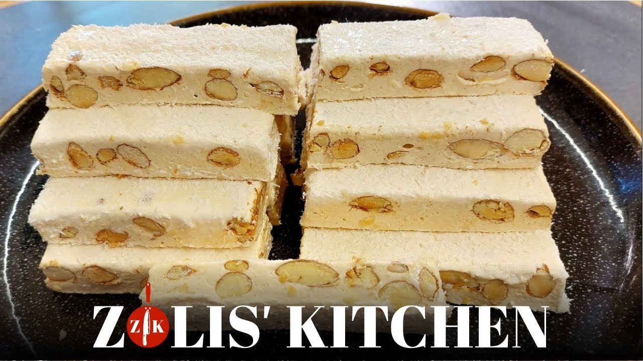 Быстрая, легкая, мягкая, вкусная домашняя мягкая нуга по-гречески 