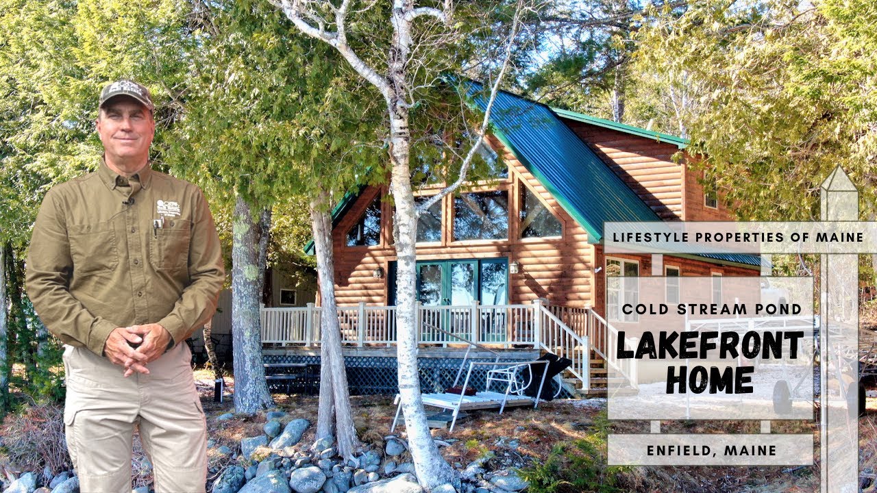 SOLD Lakefront Home with Guest Cabin | Maine Real Estate
