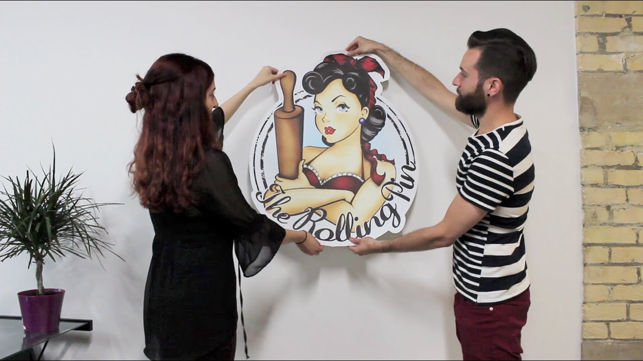 Applying Custom Wall Decals - StickerYou Tutorials