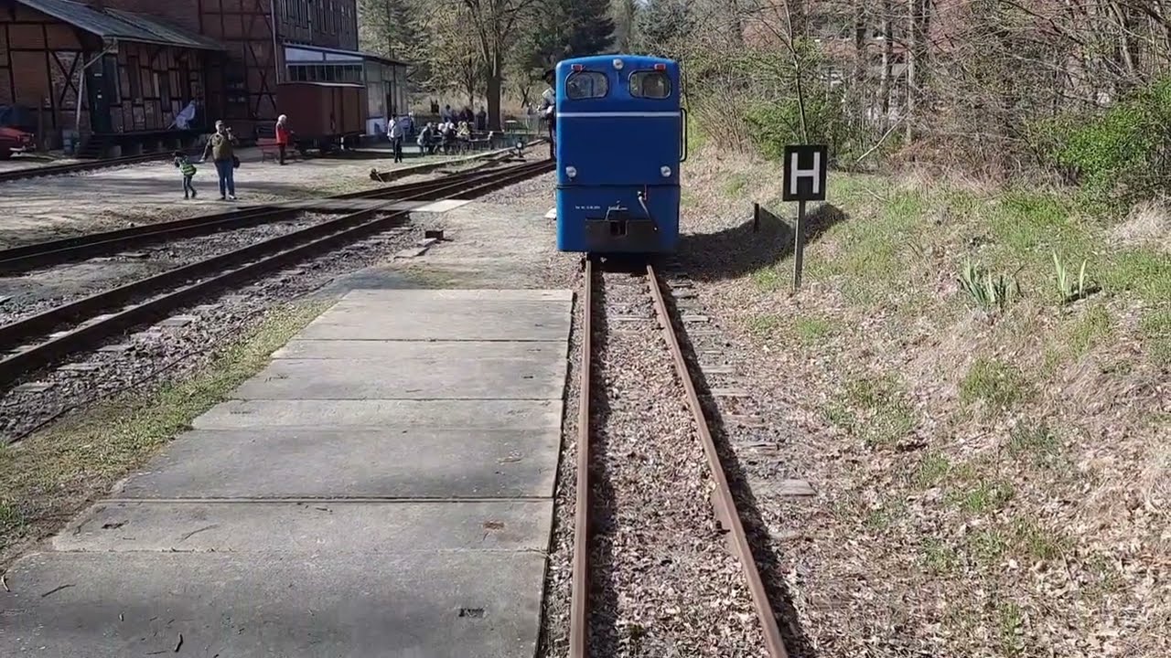 Magdeburgerforth 🚂 🚃 Ankoppeln, Prellbock, Innenraum e. Wagons