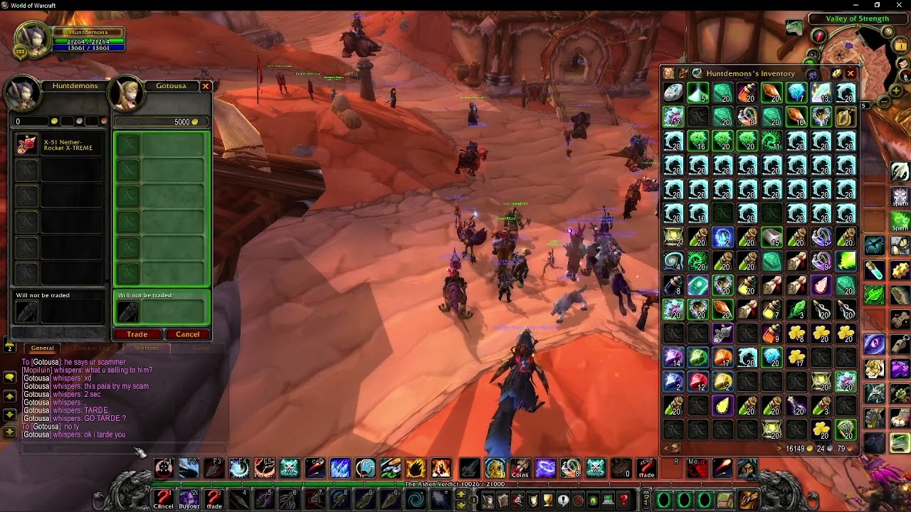 Warmane Icecrown server scammer named Gotousa