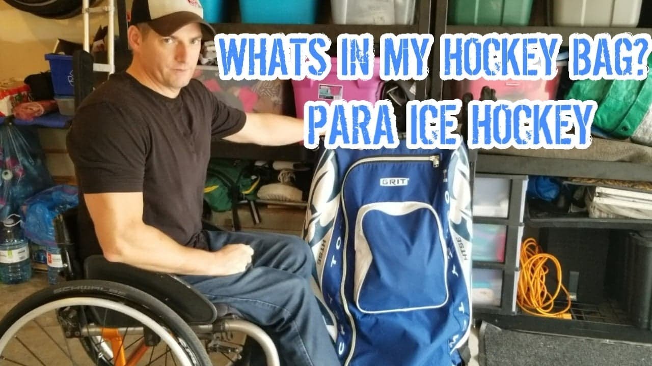 Para Ice Hockey/Sledge Hockey/Sled Hockey) Gear #paralifetv #paraplegic #wheelchair #disability #sci