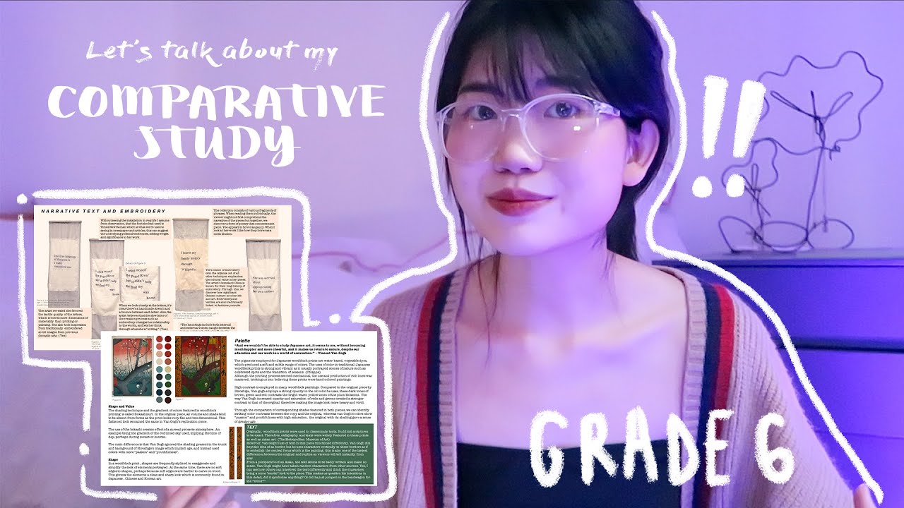 MY IB ART HL GRADE 6 COMPARATIVE STUDY (Tips + advices) 💫  ○ lovefromstella